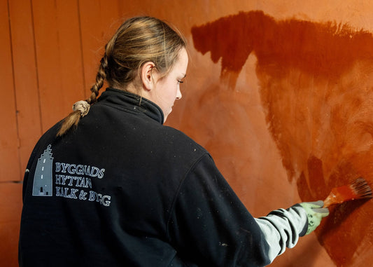 Kalkfärg ett traditionellt val inom byggnadsvård